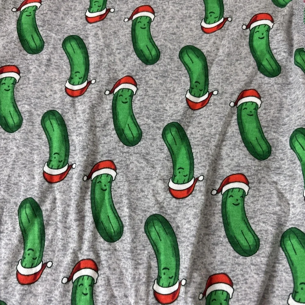 Old Navy Mens XXL Boxer-Briefs Underwear Funny Santa Pickles